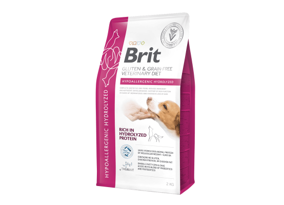 Brit Veterinary Diets Dog GF Hypoallergenic Hydrolyzed 2 kg