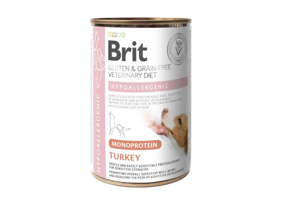  Brit VD Dog GF Mono Protein Hypoallergenic Turkey 400 g 5+1