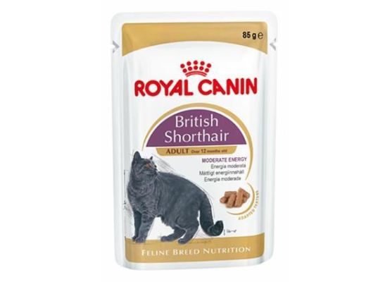 Royal Canin British Shorthair Gravy - kapsička pro britské krátkosrsté kočky ve šťávě 12 x 85 g