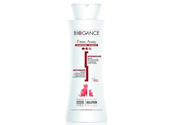 Biogance šampon Fleas away cat - antiparazitní 250 ml