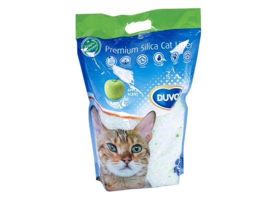 Podestýlka Cat silikagel Duvo+ jablko 5 l