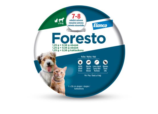 Foresto 38 obojek pro kočky a malé psy