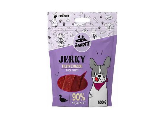 VetExpert Mr.Bandit pochoutka JERKY kachní filety 80 g