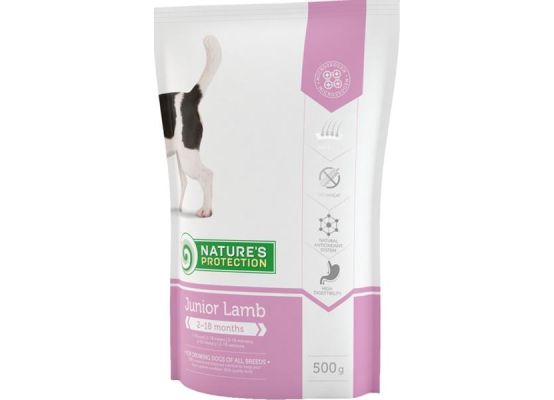 Nature's Protection Dog Dry Junior Lamb 500 g