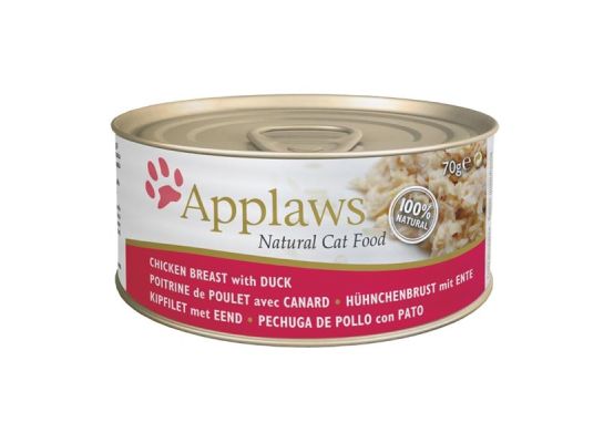 Applaws Cat konz. kuřecí prsa a kachna 70 g