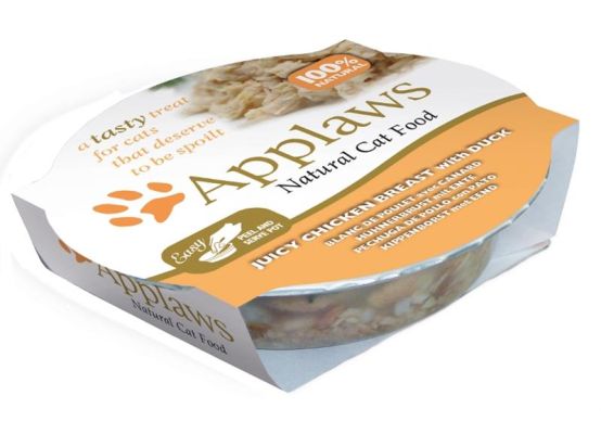 Applaws Cat miska kuřecí prsa a kachna 60 g