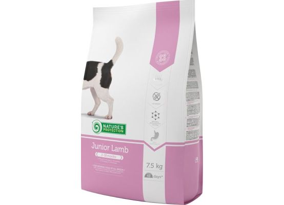 Nature's Protection Dog Dry Junior Lamb 7,5 kg