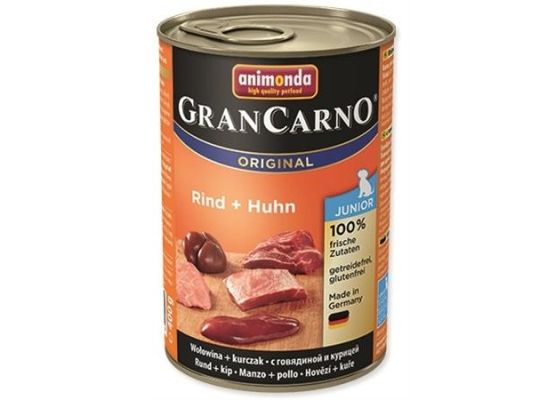 Animonda GranCarno dog konz. Junior - hovězí, kuře 400 g