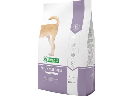 Nature's Protection Dog Dry Adult Mini Lamb 7,5 kg