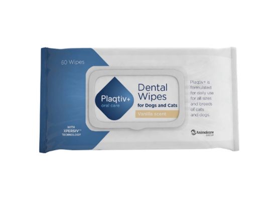 Plaqtiv+ Oral care Dentální ubrousky 60ks