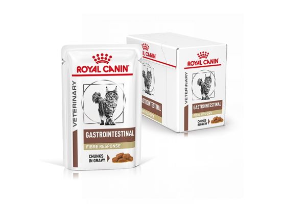Royal Canin VHN Cat Gastrointestinal Gravy Fibre Response Kapsičky 12x85 g