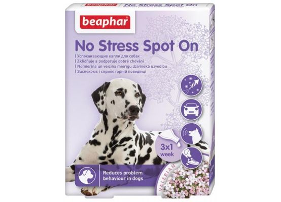 Beaphar No Stress Spot On pro psy sol 3 x 0,7 ml