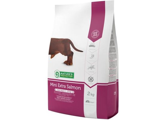 Nature's Protection Dog Dry Adult Mini Extra Salmon 2 kg
