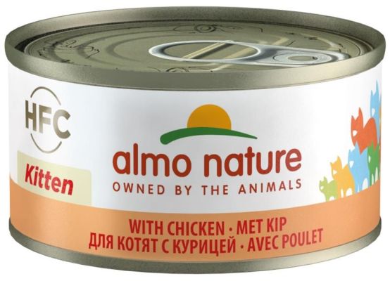 Almo Nature cat konz. Natural Kitten - kuře 70g