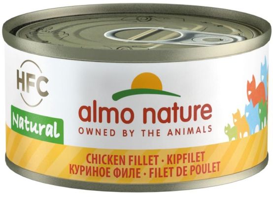 Almo Nature cat konz. Natural - kuře filet 70g