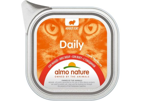 Almo Nature Daily Menu cat van. hovězí 100g