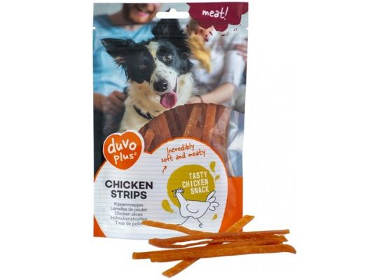 Duvo+ dog Meat! Chicken strips 80 g