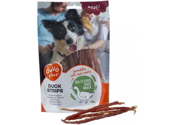 Duvo+ dog Meat! Duck strips 80 g