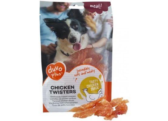 Duvo+ dog Meat! Chicken twisters 80 g