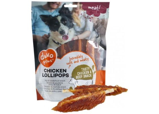 Duvo+ dog Meat! Chicken lollipops 400 g