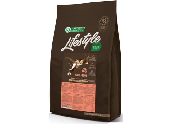 Nature's Protection Cat Dry LifeStyle GF Kitten Salmon 7 kg