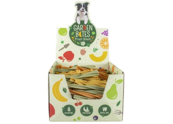 Garden Bites Fruity - kroucená tyčka S displej 324 ks 