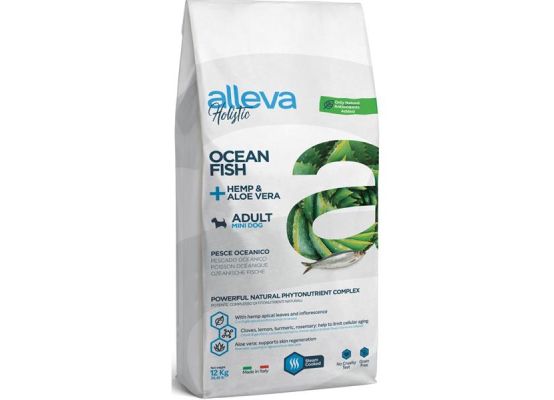 ALLEVA HOLISTIC Dog Dry Adult Ocean Fish Mini 12kg