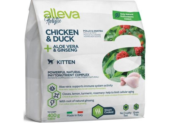 ALLEVA HOLISTIC Cat Dry Kitten 400g