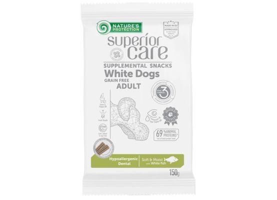 Nature's Protection SC WD Hypoallergenic Dental GF White Fish 150g
