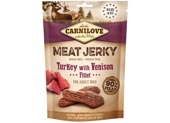Carnilove Dog Jerky Venison & Turkey Fillet 100 g