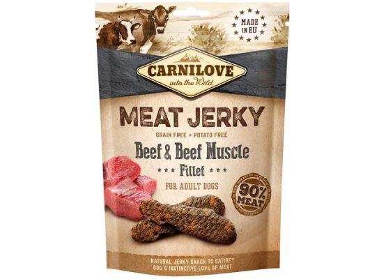 Carnilove Dog Jerky Beef with Beef Muscle Fillet 100 g