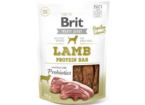 Brit Dog Jerky Lamb Protein Bar 80g