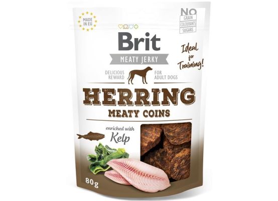 Brit Dog Jerky Herring Meaty Coins 80g