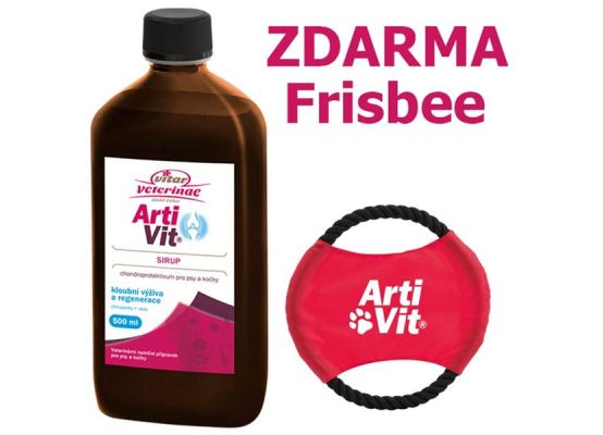 Artivit sir. 500 ml + frisbee pro psy zdarma