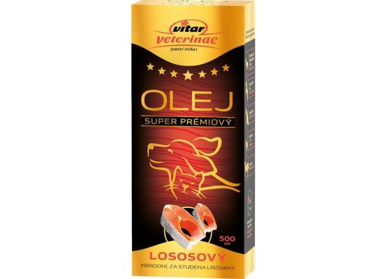 Vitar Veterinae lososový olej 500 ml