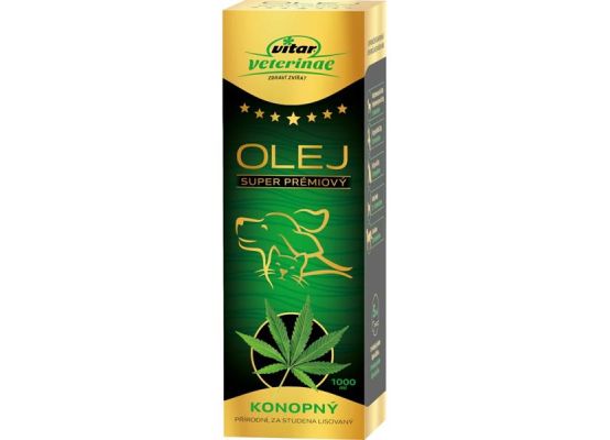 Vitar Veterinae konopný olej 1000 ml