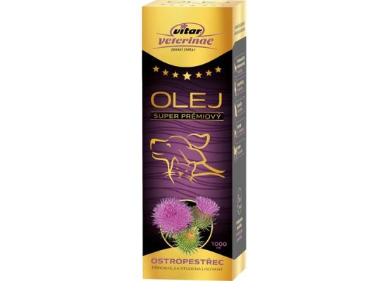 Vitar Veterinae ostropestřec olej 1000 ml