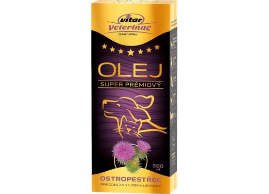 Vitar Veterinae ostropestřec olej 500 ml