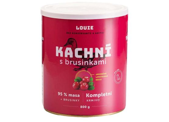 Louie konz. kachní s brus. 800g
