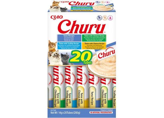 Inaba Churu cat snack tuňák multipack 20x 14g
