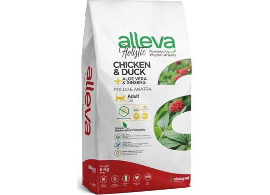 ALLEVA HOLISTIC Cat Dry Adult Chicken&Duck 5kg