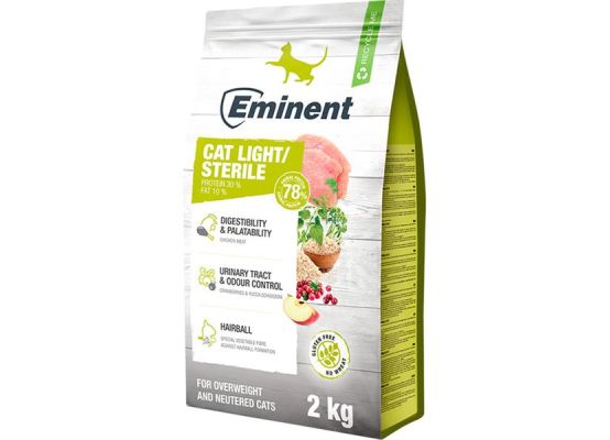 Eminent Cat Light/Sterile 2 kg