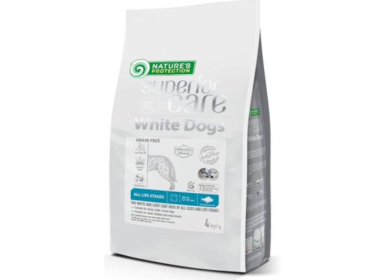 Nature's Protection Superior Care Dog Dry White Dogs Grain Free White Fish 4 kg 