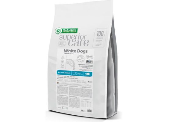 Nature's Protection Superior Care Dog Dry White Dogs Grain Free White Fish 10 kg 