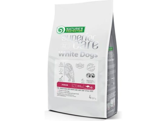 Nature's Protection Superior Care Dog Dry White Dogs Junior White Fish 4 kg 