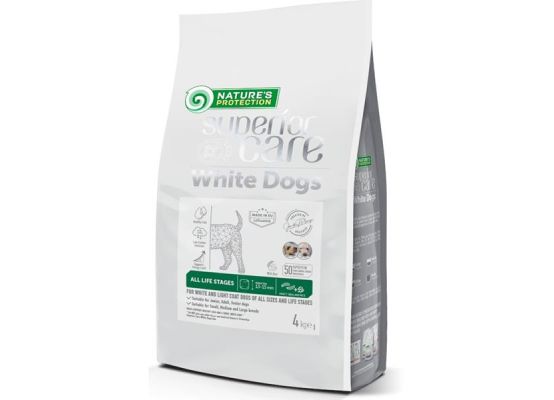 Nature's Protection Superior Care Dog Dry White Dogs Insect 4 kg 
