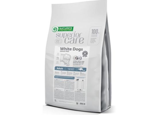Nature's Protection Superior Care Dog Dry White Dogs Large Breeds Grain Free White Fish 1,5 kg 