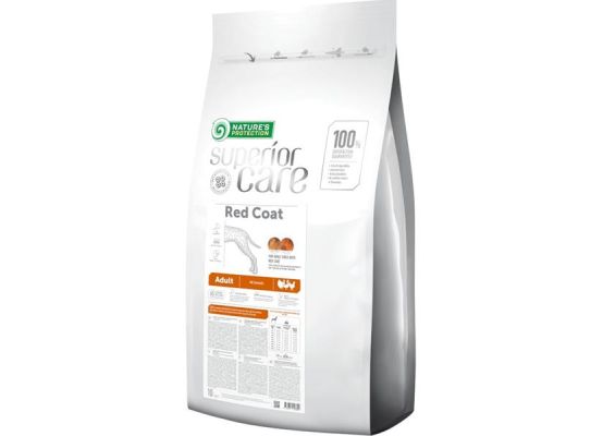 Nature's Protection Superior Care Dog Dry Red Coat Adult Poultry 10 kg