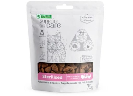 Nature's Protection Superior Care Cat Snack Sterilised 75 g 