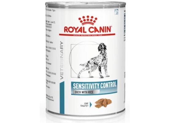 Royal Canin VHN Dog Sensivity Control Duck, konzerva 410 g
